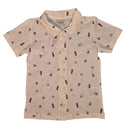 Kit conjunto roupa de bebê menino 2 camisas e 1 bermuda