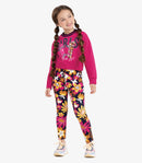 Legging Infantil Menina Estampada Rovi Kids Legging térmica legging flanelada