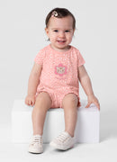 Macaquinho de bebê menina Gatinha Sunshine Meia Malha Brandili RN
