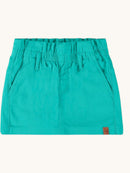 SHORTS SAIA JEANS JUVENIL - SHORTS SAIA MENINA  - TAMANHO 10 AO 16 - Cor: Preto e Verde