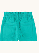 SHORTS SAIA JEANS JUVENIL - SHORTS SAIA MENINA  - TAMANHO 10 AO 16 - Cor: Preto e Verde