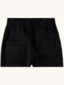 SHORTS SAIA JEANS JUVENIL - SHORTS SAIA MENINA  - TAMANHO 10 AO 16 - Cor: Preto e Verde