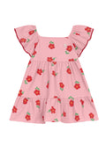 VESTIDO BEBÊ MENINA COM FLORES BRANDILI BABY