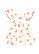 VESTIDO BEBÊ MENINA COM FLORES BRANDILI BABY