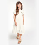 Vestido Infantil Trick Nick em Renda - vestido amarelo - Tamanho 2, 6 e 10 anos
