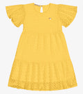 Vestido Infantil  Midi Trick Nick em Renda - Vestido off-white vestido ano novo