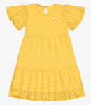 Vestido Infantil  Midi Trick Nick em Renda - Vestido off-white vestido ano novo