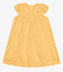 Vestido Infantil Trick Nick em Renda - vestido amarelo - Tamanho 2, 6 e 10 anos