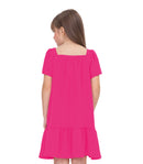 VESTIDO Infantil Trick Nick com babados poliester
