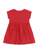 VESTIDO INFANTIL MENINA FLORAL COM GLITTER BRANDILI