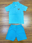 Kit 3 Conjuntos Meninos Camiseta e Shorts Com Cores e Estampas Variadas Tamanhos 4 - 6  - 8
