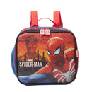 Kit Mochila Infantil +Rodinhas  Lancheira Azul e Vermelha