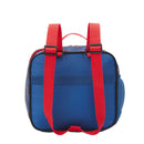 Kit Mochila Infantil +Rodinhas  Lancheira Azul e Vermelha