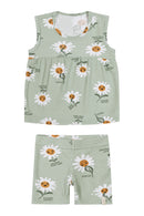 Kit Elian Meninas Infantil 5 Peças estampas e cores variadas do 1 ao 3