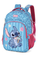 Kit Mochila De Costas + Estojo Triplo da Lilo Stitch e Angel Pink