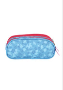 Kit Mochila De Costas + Estojo Triplo da Lilo Stitch e Angel Pink