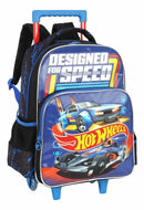 Mochila De Rodinha E Costas Hot Wheels Designed For Speed Azul