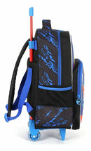 Mochila De Rodinha E Costas Hot Wheels Designed For Speed Azul