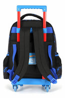 Mochila De Rodinha E Costas Hot Wheels Designed For Speed Azul