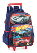 Mochila De Rodinha E Costas Hot Wheels Race For Speed
