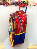 Mochila de Rodinhas Escolar Princesa da Disney Branca de Neve