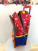 Mochila de Rodinhas Escolar Princesa da Disney Branca de Neve