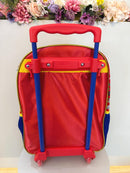 Mochila de Rodinhas Escolar Princesa da Disney Branca de Neve