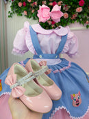 Vestido Tematicos Kids Fazendinha Salopete Jeans