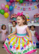 Vestido Tematicos Luxo Trolls
