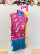 Mochila de Rodinhas Escolar da Hello Kitty Rainbow