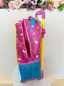 Mochila de Rodinhas Escolar da Hello Kitty Rainbow