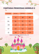 Fantasia Princesa Belli Princesas + Saiote