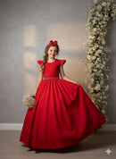 Vestido Ysa Kids Ariane Longo Vermelho