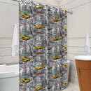Cortina de Box Estampada Premium Com Ilhós