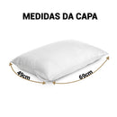 Kit Capa de Colchão com Zíper e 2 Capas de Traveseiro com Zíper