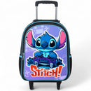 Mochila Rodinhas Stitch + Estojo de Brinde