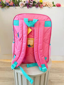 Mochila De Costas Grande Reforçada da Lilo Stitch e Angel Rosa