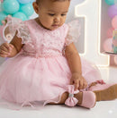 Vestido Menina Bonita Bebe Ana Liz Rosa
