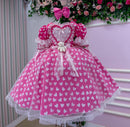 Vestido Marie Junino Luxo Ursinho do Sertão Pink