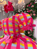 Vestido Junino Banana Club Luxo Quermesse Feliz