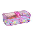 Kit Mochila de Costas Tam.17 + Lancheira Térmica e Estojo Box Tween Cosmic Cat On My Way!
