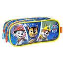 Kit Mochila de Costas Tam. 14 C/ Capuz e Estojo Duplo Escolar da Patrulha Canina S2