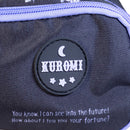 Kit Mochila de Costas Escolar 43cm e Estojo Duplo Juvenil Kuromi College
