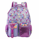 Kit Mochila de Costas Tam.17 e Estojo Box Tween Cosmic Cat On My Way!