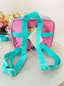Kit Mochila Infantil C/ Rodinhas Tam. 16 + Lancheira Térmica Lilo e Stitch