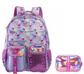 Kit Mochila de Costas Tam.17 e Estojo Box Tween Cosmic Cat On My Way!