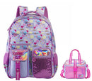 Kit Mochila de Costas Tam.17 e Lancheira Térmica Tween Cosmic Cat On My Way!