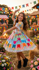 Vestido Marie Junino Luxo Balão Encantado