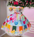 Vestido Marie Junino Luxo Balão Encantado