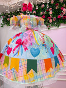 Vestido Marie Junino Luxo Balão Encantado